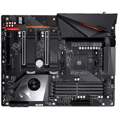 AMD X570 AORUS Motherboard with 12+2 Phases IR Digital VRM, Fins-Array Heatsink &amp; Direct Touch Heatpipe, Dual PCIe 4.0 M.2 with Thermal Guards, Intel-X570-AORUS-PRO-WIFI