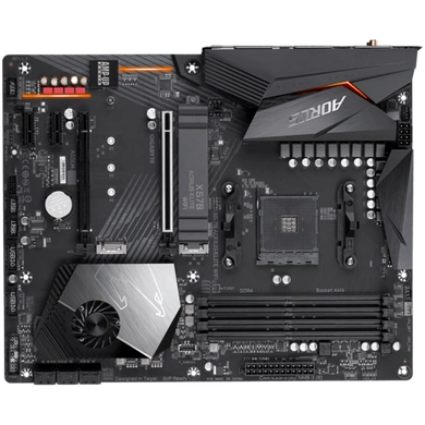 AMD X570 AORUS Motherboard with 12+2 Phase Digital VRM with DrMOS, Advanced Thermal Design with Enlarge Heatsink, Dual PCIe 4.0 M.2 with Single Therma Guard, Intel® GbE LAN with cFosSpeed, Intel® Dual Band 802.11ac Wireless, Front USB Type-C, RGB Fusion 2.0-1