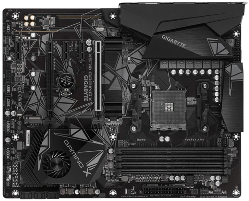 AMD X570 GAMING Motherboard with 10+2 Phases Digital VRM, Advanced Thermal Design with Enlarge Heatsink, Dual PCIe 4.0 M.2, M.2 Thermal Guard, GIGABYTE Gaming GbE LAN with Bandwidth Management, HDMI 2.0, RGB Fusion 2.0-X570-GAMING-X