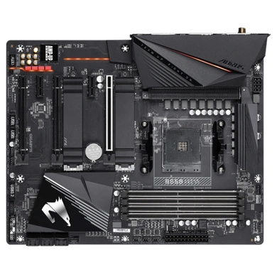 AMD B550 AORUS Motherboard with True 12+2 Phases Digital VRM, Fins-Array Heatsink, Direct-Touch Heatpipe, Dual PCIe 4.0/3.0 x4 M.2 with Thermal Guards, Intel® 802.11ac Wireless, 2.5GbE LAN, RGB FUSION 2.0, Q-Flash Plus-1