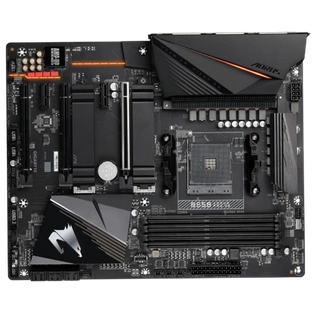 AMD B550 AORUS Motherboard with 12+2 Phases Digital Twin Power Design, Fins-Array Heatsink, Direct-Touch Heatpipe, Dual PCIe 4.0/3.0 x4 M.2 with Dual Thermal Guards, 2.5GbE LAN, Front & Rear USB Type-C™, RGB FUSION 2.0, Q-Flash Plus