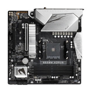 AMD B550 AORUS Motherboard with 10+2 Phases Digital Twin Power Design, Enlarged Surface Heatsinks, PCIe 4.0 x16 Slot, Dual PCIe 4.0/3.0 x4 M.2, 2.5GbE LAN, Intel® WiFi 6 802.11ax, Rear & Front USB Type-C®, RGB FUSION 2.0, Q-Flash Plus