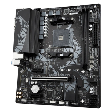 AMD B550 Gaming Motherboard with Pure Digital VRM Solution, GIGABYTE Gaming LAN with Bandwidth Management, PCIe 4.0/3.0 x4 M.2, RGB FUSION 2.0, Smart Fan 5, Q-Flash Plus, Anti-Sulfur Resistors Design-4
