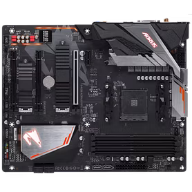 AMD B450 AORUS Motherboard with Hybrid Digital PWM, Intel