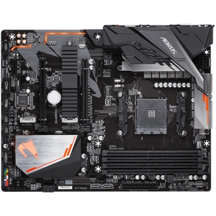 AMD B450 AORUS Motherboard with Hybrid Digital PWM, Dual M.2 with One Thermal Guard, RGB FUSION 2.0, GIGABYTE Gaming LAN with Bandwidth Management, CEC 2019 ready