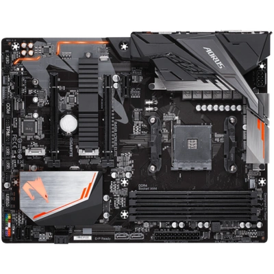 AMD B450 AORUS Motherboard with Hybrid Digital PWM, Dual M.2 with One Thermal Guard, RGB FUSION 2.0, GIGABYTE Gaming LAN with Bandwidth Management, CEC 2019 ready