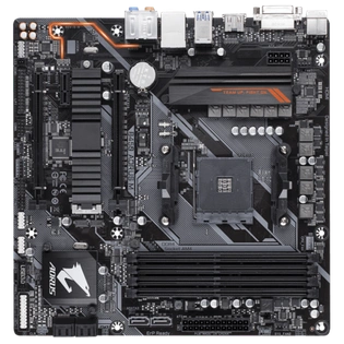 AMD B450 AORUS Motherboard with Hybrid Digital PWM, M.2 with Thermal Guard, GIGABYTE Gaming LAN with 25KV ESD Protection, Anti-sulfur Design, CEC 2019 ready, RGB FUSION 2.0