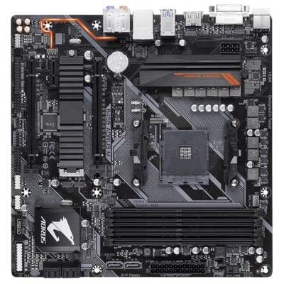 AMD B450 AORUS Motherboard with Hybrid Digital PWM, M.2 with Thermal Guard, GIGABYTE Gaming LAN with 25KV ESD Protection, Anti-sulfur Design, CEC 2019 ready, RGB FUSION 2.0