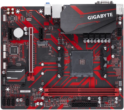 AMD B450 Gaming Motherboard with Hybrid Digital PWM, GIGABYTE Gaming LAN with Bandwidth Management, PCIe Gen3 x4 M.2, 7-colors RGB LED Strips Support, Anti-Sulfur Resistors Design-B450M-GAMING