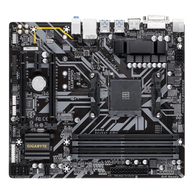 AMD B450 Ultra Durable Motherboard with Realtek® GbE LAN with cFosSpeed, PCIe Gen3 x4 M.2, 7-colors RGB LED Strips Support, Anti-Sulfur Resistor, CEC 2019 ready-B450M-DS3H