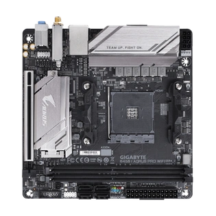 AMD B450 AORUS Motherboard with 4+2 Phase IR Digital PWM, Intel® Dual Band 802.11ac Wave2 WIFI, M.2 with Thermal Guard, RGB FUSION 2.0, ALC1220-VB Audio, Intel® GbE LAN with cFosSpeed, CEC 2019 ready