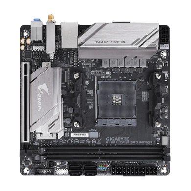 AMD B450 AORUS Motherboard with 4+2 Phase IR Digital PWM, Intel® Dual Band 802.11ac Wave2 WIFI, M.2 with Thermal Guard, RGB FUSION 2.0, ALC1220-VB Audio, Intel® GbE LAN with cFosSpeed, CEC 2019 ready-2