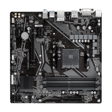 AMD A520 Motherboard with Pure Digital VRM Solution, High Quality Audio, GIGABYTE Gaming LAN with Bandwidth Management, PCIe 3.0 x4 M.2, RGB FUSION 2.0, Smart Fan 5, Q-Flash Plus-5