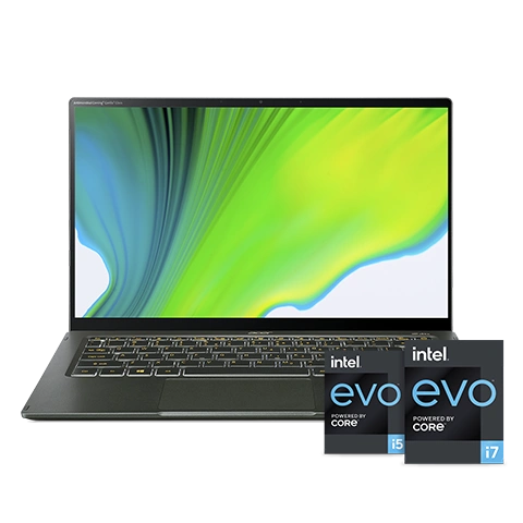 Acer Swift 5 SF514-55TA / Ci7-1165G7 / 16GB DDR4X / 1024GB PCIe NVMe SSD / 14&quot; FHD IPS Touch -BLK / Intel Iris Xe / Windows 10 Home / Mist Green-NX-A6SSI-001