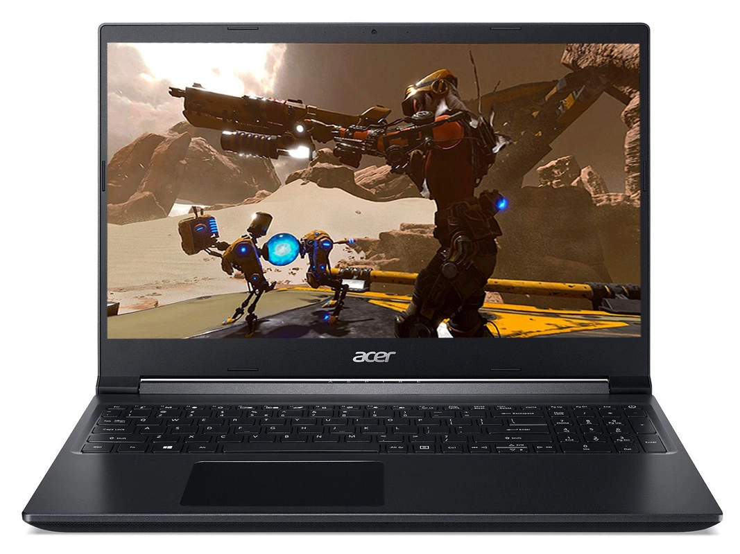 Acer Aspire 7 A715-42G / R5-5500U / 8 GB DDR4 3200MHz / 512GB PCIe NVMe SSD / 15.6&quot; FHD IPS SlimBezel / NVIDIA® GeForce GTX™ 1650 / Windows 11 Home / Charcoal Black-NH-QAYSI-004