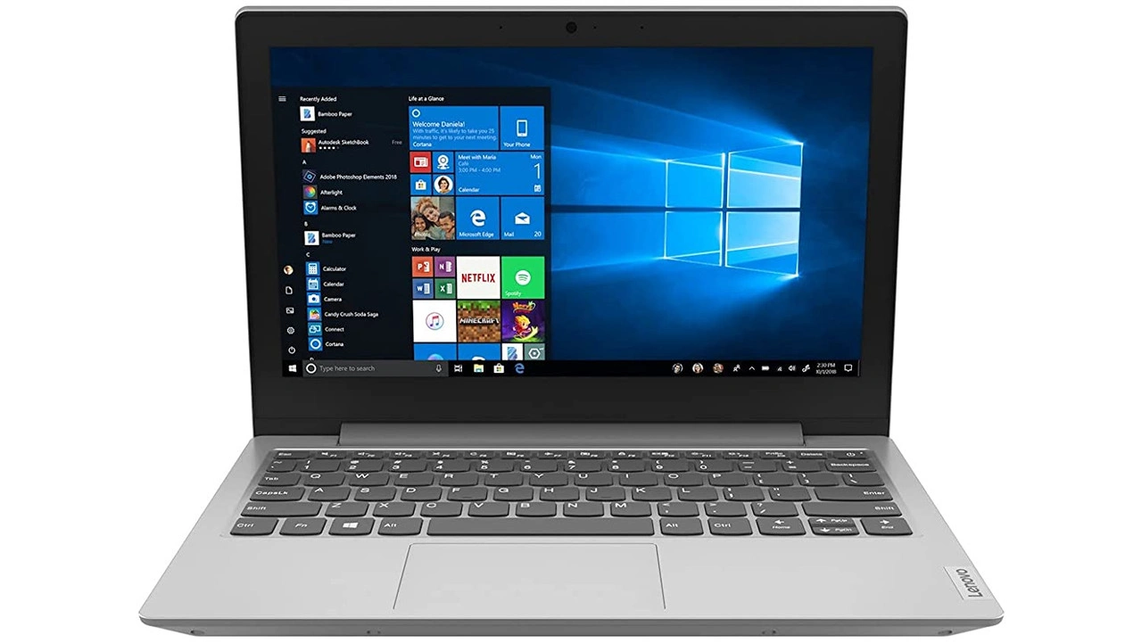 Lenovo IdeaPad Slim 1 Intel Celeron N4020 /4GB/256 GB SSD/11.6&quot; (29.46cm) HD Thin &amp; Light /Intel Integrated Graphics/Windows 10/MS Office/Platinum Grey/1.2Kg/81VT0071IN-81VT0071IN