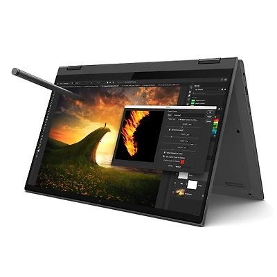 Lenovo IdeaPad Flex 5 11th Gen Intel Core i5 /8GB/512GB SDD/14 FHD /Intel Integrated Iris Xe/Windows 11/Office 2021/Backlit Keyboard/Fingerprint Reader/Graphite Grey/1.5Kg/82HS00W7IN-82HS00W7IN
