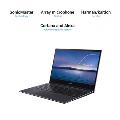 Asus ZenBook Flip S OLED Core i7 11th Gen / 16 GB/ 1 TB SSD/ 13.3 inch/ Windows 10 Home With MS Office/ Jade Black/ 1.20 kg/ UX371EA-HL701TS-7
