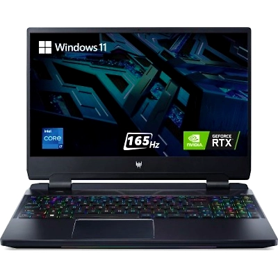 ACER Gaming Laptop|Predator Helios 300|PH315-55|Ci7-12700H|16 GB DDR5|1024GB PCIe NVMe SED SSD|8G-GDDR6 NVIDIA-NH-QFTSI-004
