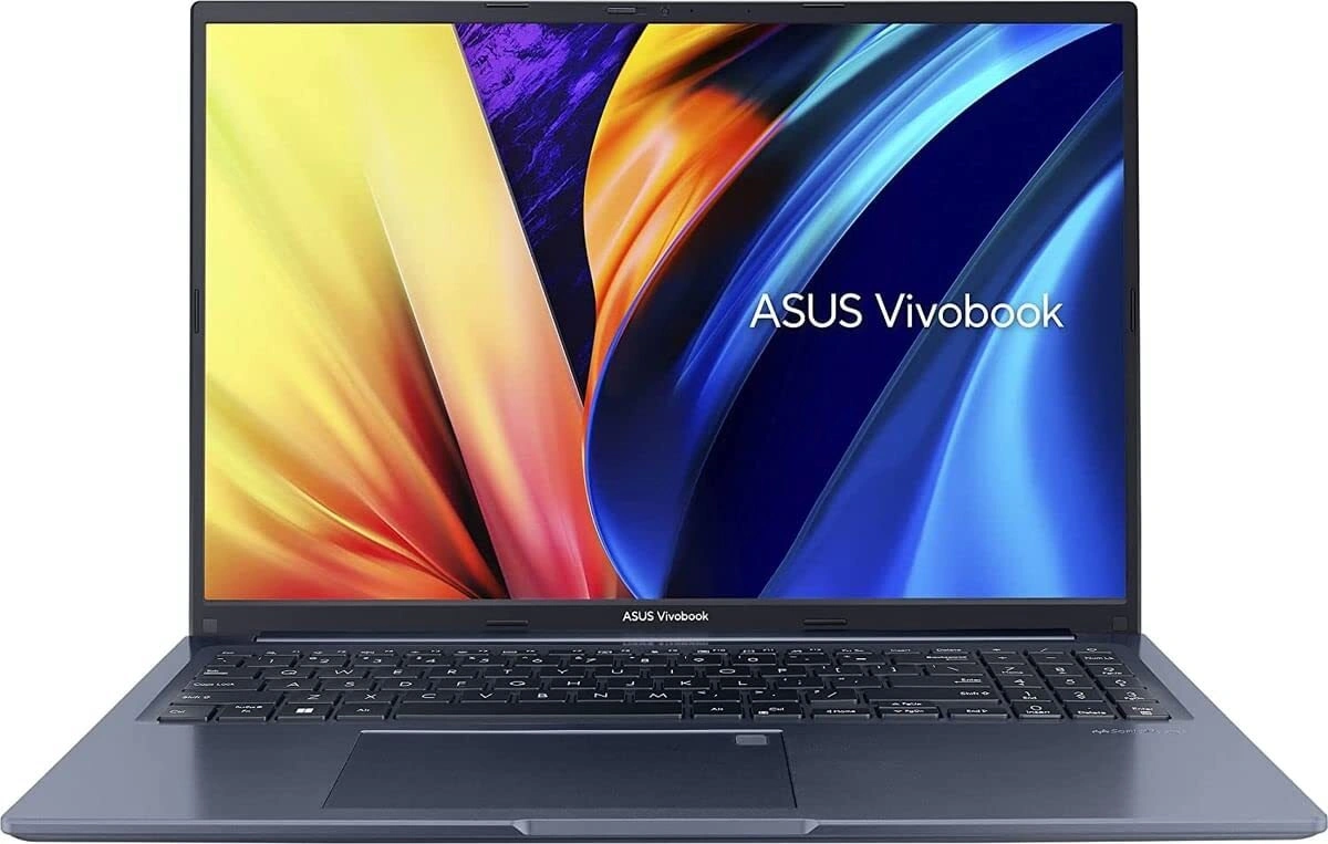 ASUS VivoBook Laptop/ R5 5600H / / 16GB DDR4 / 512GB SSD / 2K (1920 x 1200) 16:10 aspect ratio / / FingerPrint / Backlit Keyboard / Quiet Blue / Win 11 / MS Office/ M1603QA-MB511WS-M1603QA-MB511WS