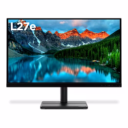 Lenovo L Series Monitor VGA / HDMI / IPS FHD 3 SIDE BORDERLESS / 1920 x 1080 / 72% NTSC / AMD FREE SYNC / TILT / ANTI GLARE / METAL STAND / WALLMOUNT / HDMI CABLE