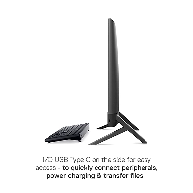 Dell AIO Inspiron 5410 Desktop i3-1215U | 8GB DDR4 | 256GB SSD | Win 11 + Office H&amp;S 2021 | INTEGRATED | 23.8&quot; FHD AG Narrow Border | Dell Pro Wireless Keyboard + Mouse | 3 Years Onsite Hardware Service | NA | Black | BLK-3YR-D262172WIN8-1