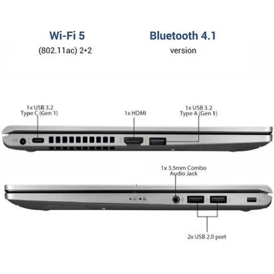 ASUS VivoBook Laptop R5-3500U//8G/512G PCIe SSD/TRANSPARENT SILVER/15.6&quot;FHD vIPS/1Y international warranty + McAfee/Win 11 + Office H&amp;S/Finger Print/ M515DA-BQ512WS-9