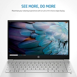HP Pavilion 14-dv1000TU* 11th Gen i5-1135G7 / 8GB / 512 GB SSD / 14" FHD Narrow Bezel/ Natural silver / Intel Iris Xe Graphics / Windows 11 Home + MSO H & S 2019 / Backlit KBD, Alexa built-in, 1.41kg