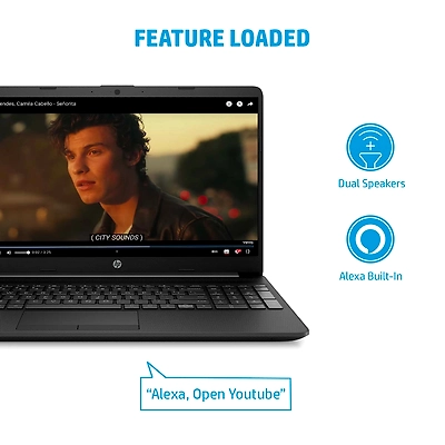 HP 15s-du3563TU* 11th Gen i3-1125G4 / 8 GB / 512GB SSD / 15.6&quot; HD/JTB / Intel UHD Graphics / Windows 11 Home + MSO H &amp; S 2019 / Island KBD with N-3