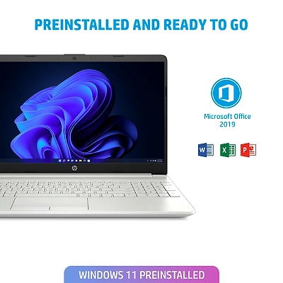 HP 15s-du3564TU* 11th Gen i3-1125G4 / 8 GB / 512GB SSD / 15.6&quot; HD/NS / Intel UHD Graphics / Windows 11 Home + MSO H &amp; S 2019 / Island KBD with N-3