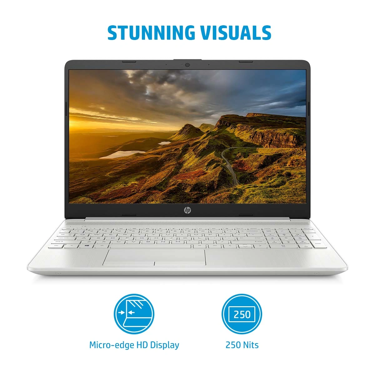 HP 15s-du3564TU* 11th Gen i3-1125G4 / 8 GB / 512GB SSD / 15.6&quot; HD/NS / Intel UHD Graphics / Windows 11 Home + MSO H &amp; S 2019 / Island KBD with N’Pad-1