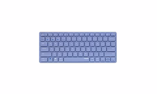 E9050G Multi-mode Ultra-slim Keyboard - Purple