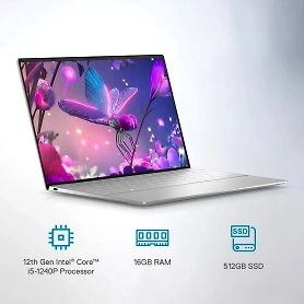 DELL XPS 9320 I7-1360P | 32GB LPDDR5 | 1TB SSD | Win 11 + Office H&S 2021 | INTEGRATED | 13.4" UHD+ AR Infinity Edge 500 nits Touch | Backlit Keyboard + Fingerprint Reader | 1 Year Premium Support and Onsite Service-Retail | Dell Pro Slim | Platinum