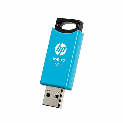 HP 712w 32GB USB 3.2 Flash Drive-Blue