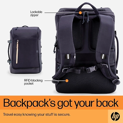 HP Travel 25L 15.6 IGR Laptop Backpack-1