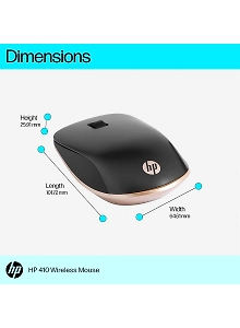 HP 410 Slim Silver Bluetooth Mouse