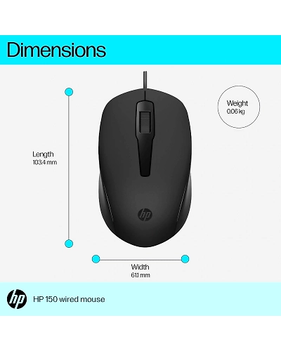 HP M050 Wired Mouse-7J4F9AA
