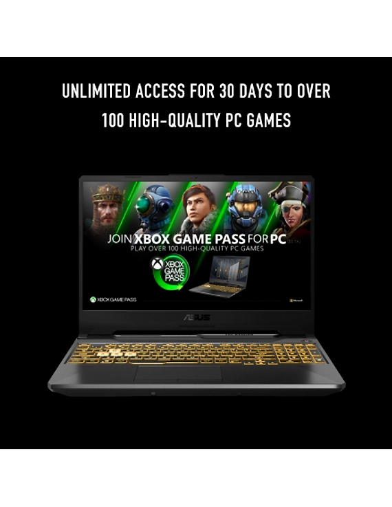 ASUS TUF Gaming Laptop | 15-11400H | RTX2050-4GB | 16GB | 512GB SSD | 15.6 FHD-144hz | Backlit KB-1 zone RGB | WIN 11 | McAfee(1 year) | 2B-GRAPHITE BLACK | FX506HF-HN025W-2
