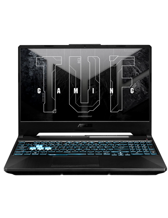 ASUS TUF Gaming Laptop | 15-11400H | RTX2050-4GB | 16GB | 512GB SSD | 15.6 FHD-144hz | Backlit KB-1 zone RGB | WIN 11 | McAfee(1 year) | 2B-GRAPHITE BLACK | FX506HF-HN025W-1