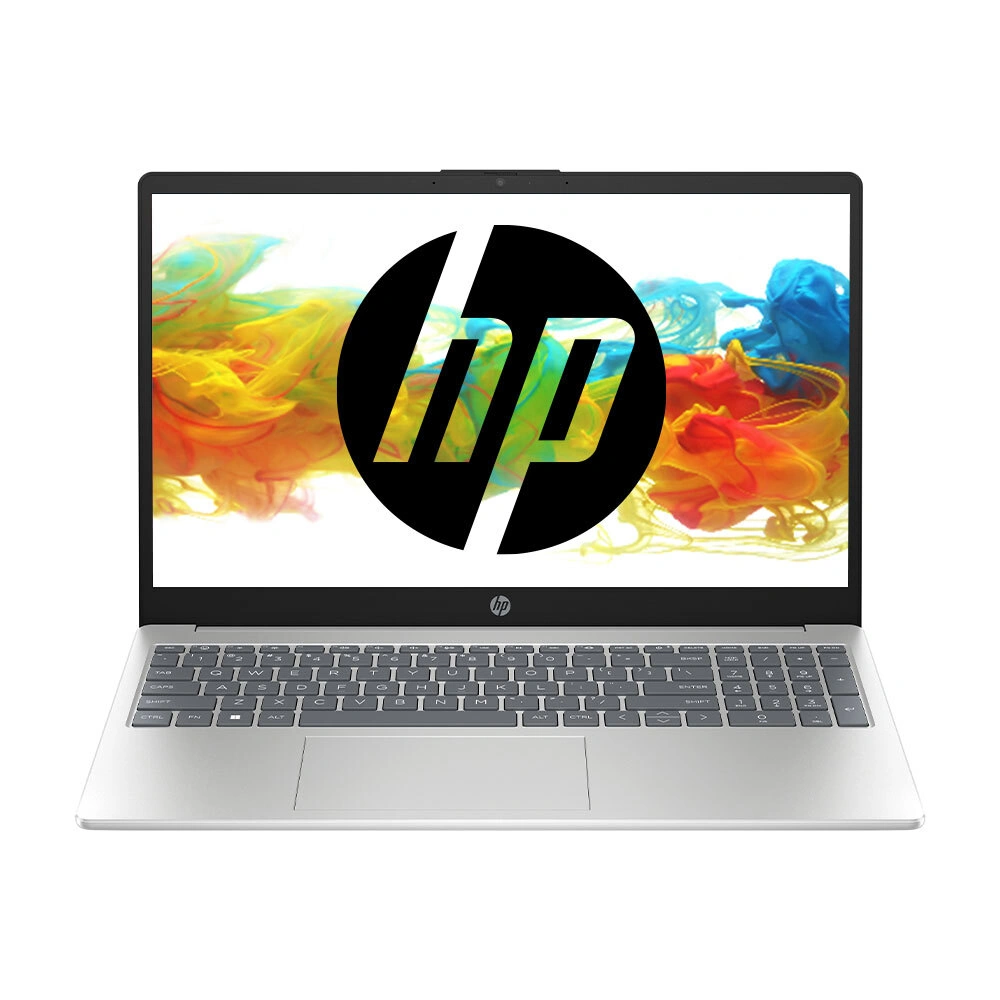 HP 15-hr0000TU | Intel 13th Gen i5-1335U | 8 GB | 512 GB SSD | Intel Iris Xe Graphics | 15.6&quot; FHD/Natural Silver, Metal ID Cover / FPR | Windows  11  Microsoft Office  Home  &amp; Student Edition 2021 | Natural Silver-832Q8PA