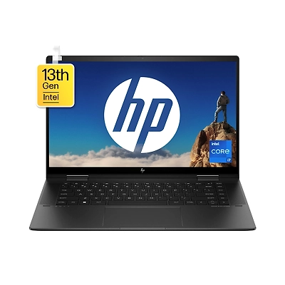 HP Envy x360 Laptop 15-fe0030TU | Intel 13th Gen i7-1355U | 16GB LPDDR5 on-board | 512 GB SSD | Intel Iris Xe Graphics | Windows 11 Microsoft Office Home & Student Edition 2021 | Autoframe ,5MP IR Camera, PVCY Shutter , TNR , HP Presence ,Backlit keyboard | 15.6 FHD OLED Touch Low Blue Light 400 nits ,IMAX | 1 year onsite warranty; premium care; International warranty | Nightfall Black | 8C4R8PA