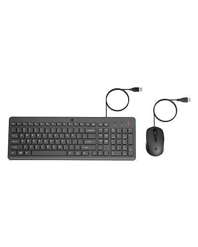 HP 150 Wired Keyboard and Mouse Combo-240J7AA