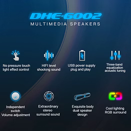 HP DHE-6002 Wired Speaker