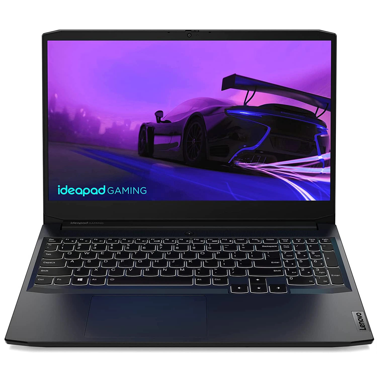 Lenovo Ideapad Gaming 3 Gaming Laptop | Ryzen 7 5800H | 8GB | 512GB SSD | Win 11, OFFICE H&amp;S 2021   | 15.6&quot;| |Blue LED Backlit, English-82K201Y8IN