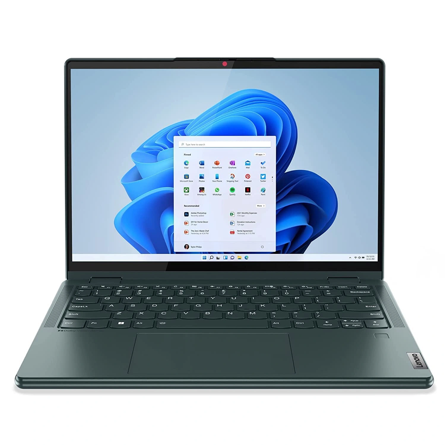 Lenovo Yoga 6 Laptop | Ryzen 7 5700U | 16GB, 512GB SSD | 512GB SSD | Win11, OFFICE H&amp;S 2021 | 13.3&quot; | |WUXGA (1920x1200) IPS 300nits Glossy, 100% sRGB, Dolby Vision, Touch-82UD0068IN