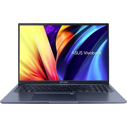 ASUS Vivobook Laptop AMD Ryzen 7 5800 HS/ 16GB (8 x 2) DDR4 / 512GB SSD / 16.0 Inch/ WUXGA (1920 x 1200)/ Quite Blue / FingerPrint/ Backlit KB/ Win 11 Home / MS Office / M1603QA-MB711WS-M1603QA-MB711WS