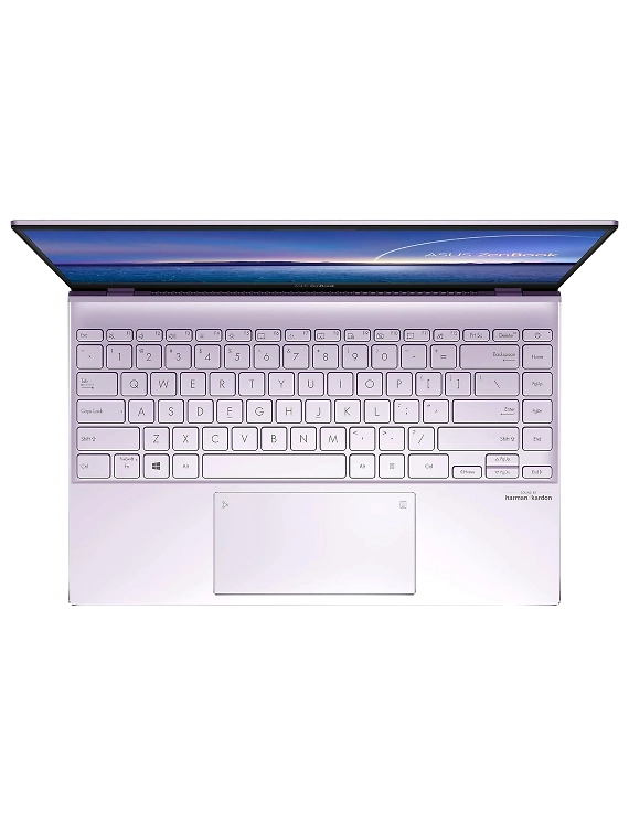 Asus Zenbook 14 / R5-5500U//8G/512G PCIe SSD/LILAC MIST/14&quot; FHD/1Y international warranty + McAfee/Office H&amp;S/NUMPAD/Zenbook Sleeve/Audio Jack Dongle / UM425UA-AM502TS-1