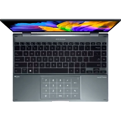Asus Zenbook 14 / i7-1165G7//16G/512G PCIe SSD/PINE GREY/14.0&quot;FHD IPS/1Y international warranty + MacFee/Office H&amp;S/NUMPAD/Zenbook Sleeve/Audio Jack Dongle / UX425EA-BM701TS-1