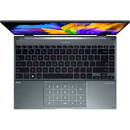 Asus Zenbook 14 / i7-1165G7/MX450/16G/1T PCIe SSD/PINE GREY/14.0&quot;FHD IPS TOUCH/1Y international warranty + MacFee/Office H&amp;S/ScreenPAD/Zenbook Sleeve / UX435EG-KK701TS-1