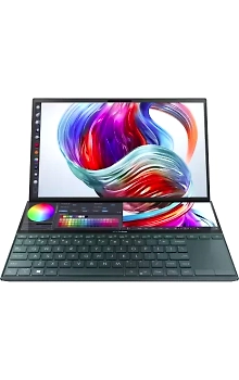 Asus Zenbook Pro Duo 15 OLED / i7-12700H/RTX3060_6G/32G/1T PCIe SSD X4/CELESTIAL BLUE/15.6" UHD OLED TOUCH/1Y international warranty + McAfee/Win 11 + Office H&S/SCREENPAD/Soft Stand/Stylus/Palm Rest/ / UX582ZM-H701WS